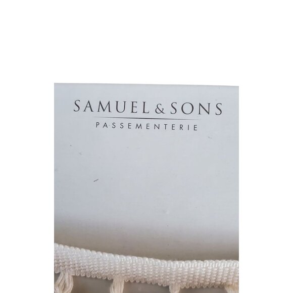 Samuel & Sons Passementerie 3 yards Dolce Pom Pom Fringe Designer Luxury Trim - Picture 5 of 7